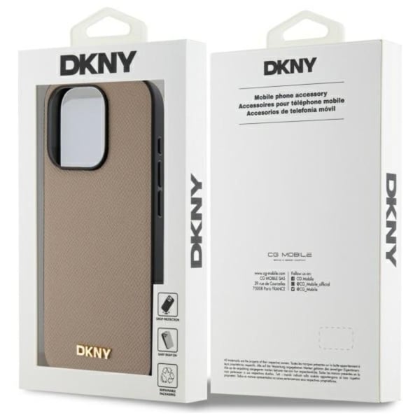 DKNY Mobilskal till iPhone 15 Pro Max MagSafe Grained Logo