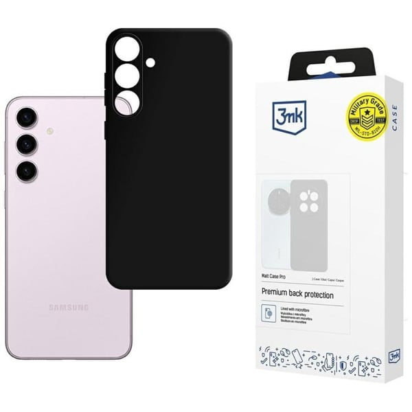 3MK Telefontaske til Galaxy S24 Matt Pro - Sort