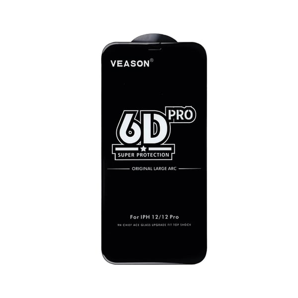 Galaxy A35/A55 Härdat Glas Skärmskydd 6D Pro Veason - Svart