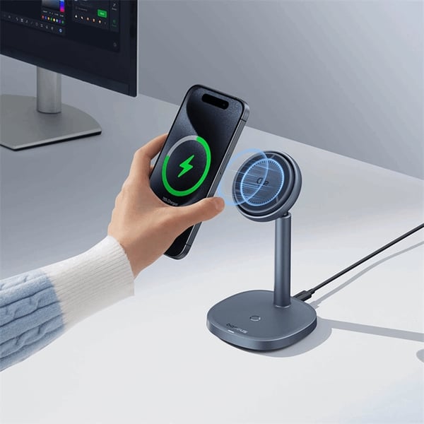 Baseus Qi2 20W MagSafe Trådlös Laddare 2-i-1 Orbit 2 Pro