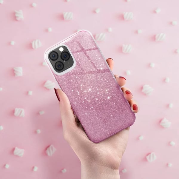 Mobilskal till Galaxy S25 Edge Shining - Rosa