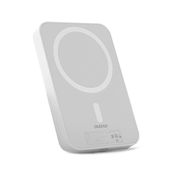 Dudao MagSafe Powerbank 5000mAh 20W USB-A/USB-C - Vit
