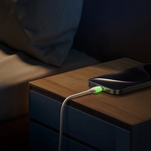 Joyroom USB-C Till USB-C Kabel 60W 1.2m - Beige