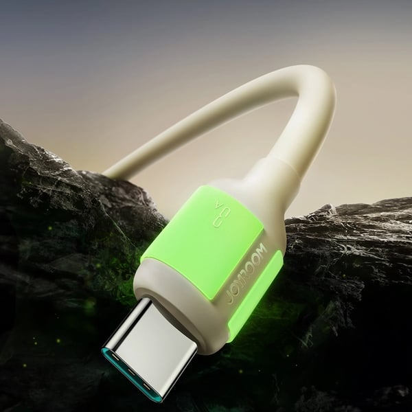 Joyroom USB-A til USB-C Kabel 3A 2m - Beige