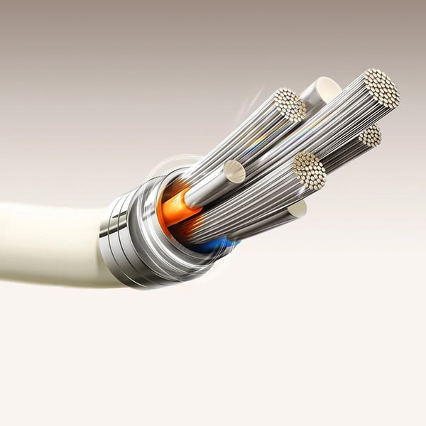 Joyroom USB-A til USB-C Kabel 3A 2m - Beige