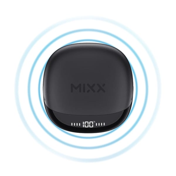 Mixx Qi TWS In-Ear Hörlurar Hybrid Charge 2 - Svart