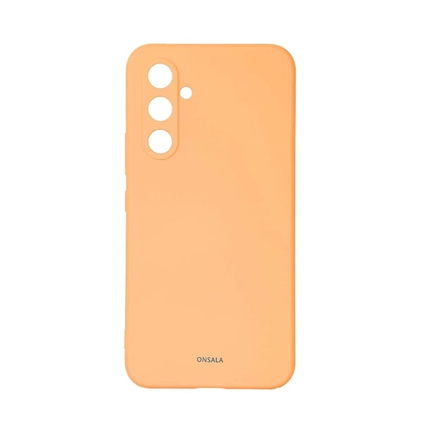 Onsala telefonetui til Galaxy A55 5G Silicone Feeling - Abrikos