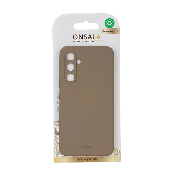 Onsala telefonetui til Galaxy A55 5G Silicone Feel - Summer Sand