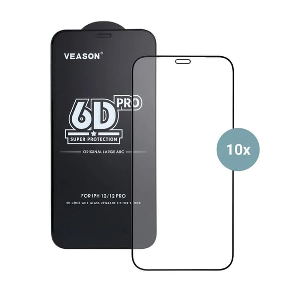 Veason Galaxy A53 5G Hærdet glas Skærmbeskytter 6D Pro (10i1) - Sort