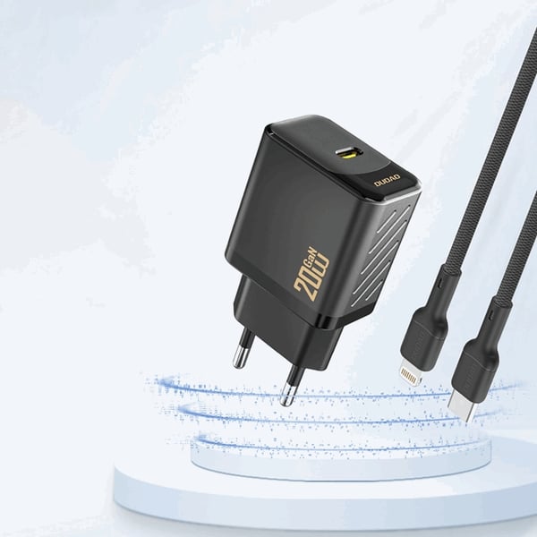 Dudao Snabbladdare 20W A26 PD GaN USB-C - Svart