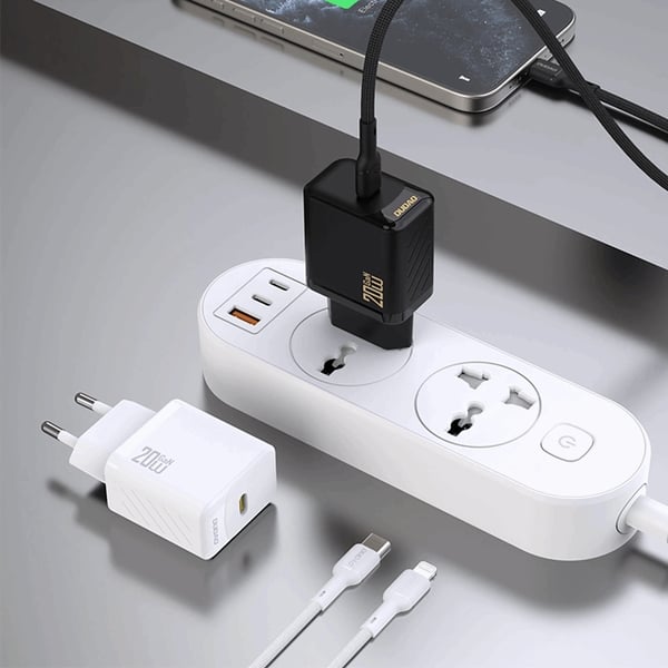 Dudao Snabbladdare 20W A26 PD GaN USB-C - Vit
