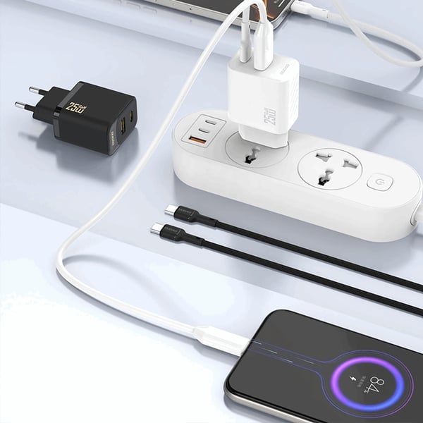 Dudao Snabbladdare 25W A27S GaN USB-A - Svart
