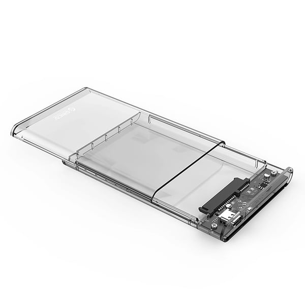 Orico Diskdrev 2.5" HDD/SSD USB-C 5Gb/s 2139C3 - Gennemsigtig Orico Diskdrev 2.5" HDD/SSD USB-C 5Gb/s 2139C3 - Gennemsigtig