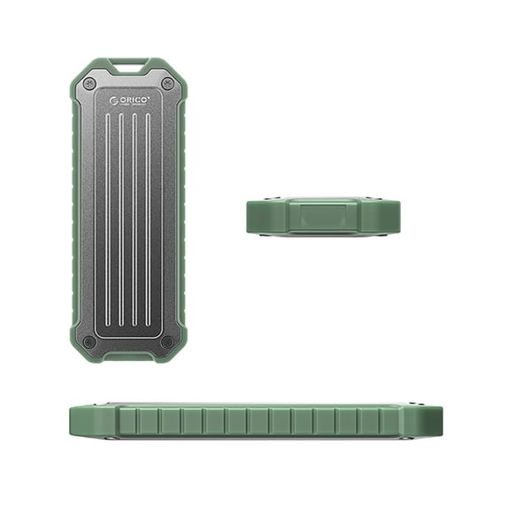 Orico Diskfack M.2 NVMe/SATA SSD USB-C 3.2 - Grön