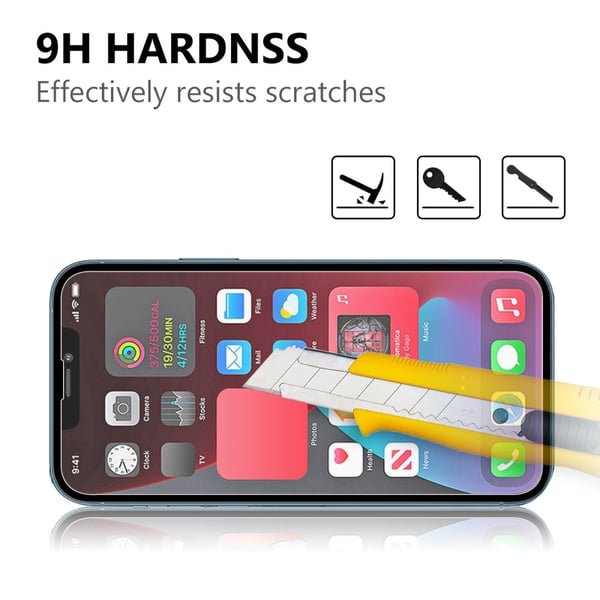 [1-PACK] iPhone 13 Karkaistu lasinen näytönsuoja - Kirkas