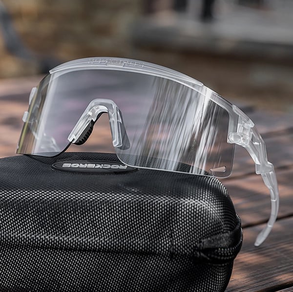 Rockbros Photochromic Cykelglasögon med UV-skydd - Grön