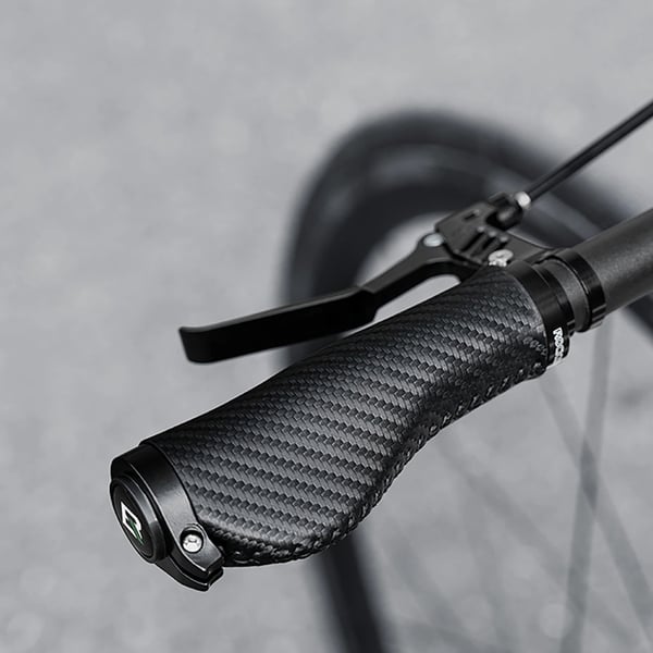 Rockbros Polkupyörän kahvat Twisted Ergonomic Anti-Slip Grips - Musta