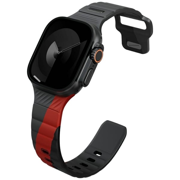 Uniq Apple Watch 49/46/45/44mm Armbånd Gummi - Sort