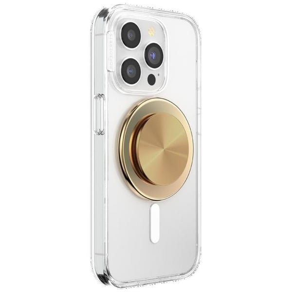 Popsockets MagSafe Grip Round Radial Guld Aluminium