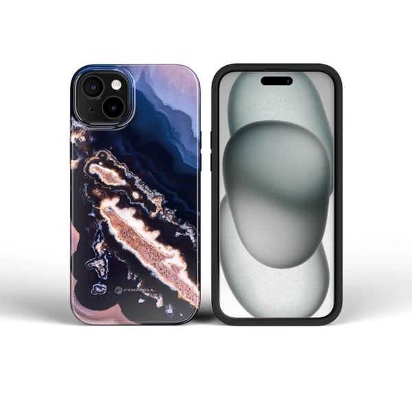 Forcell Telefontaske til iPhone 15 Pro MagSafe Mirage - Guld Island