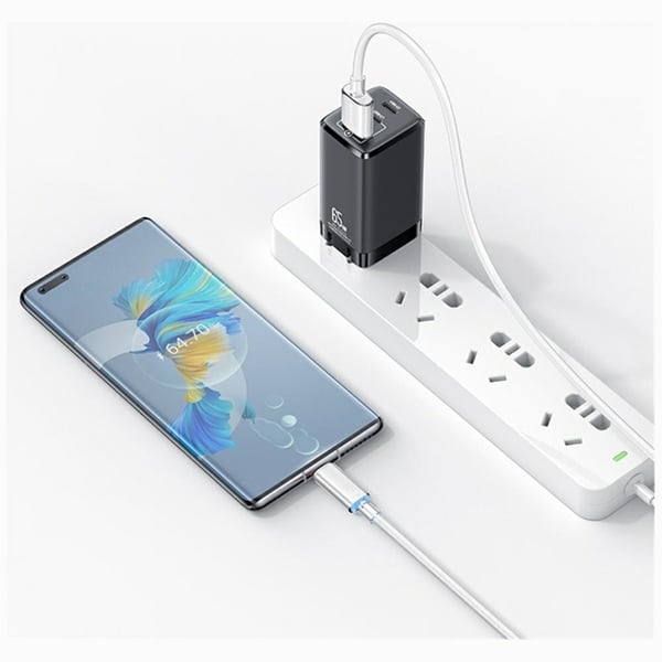 Usams USB-A–USB-C-kaapeli 1,2 m Cloud – Pinkki