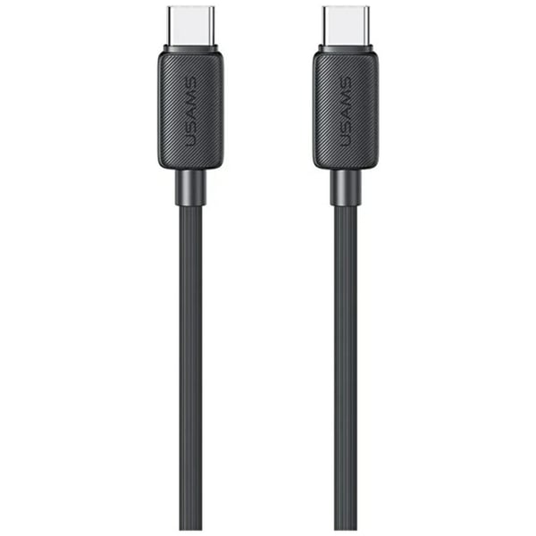 Usams USB-C–USB-C-kaapeli 1m KY Series - Musta
