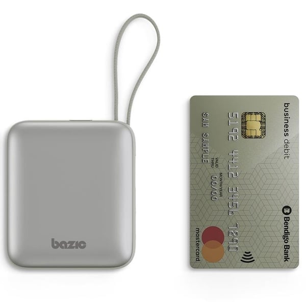 Bazic Fusion 3in1 PowerBank 10000mAh USB-C/Lightning - Grå