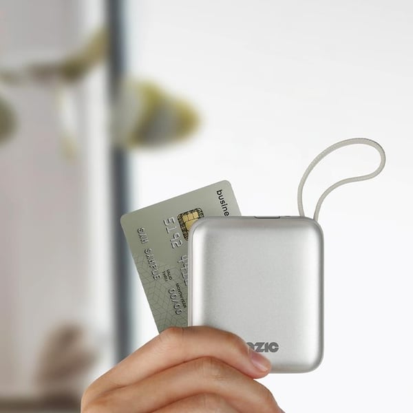 Bazic Fusion 3in1 PowerBank 10000mAh USB-C/Lightning - Grå