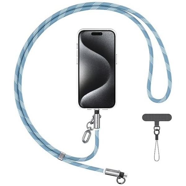 USAMS USB-C til lynkabel 1,2 m snor - blå