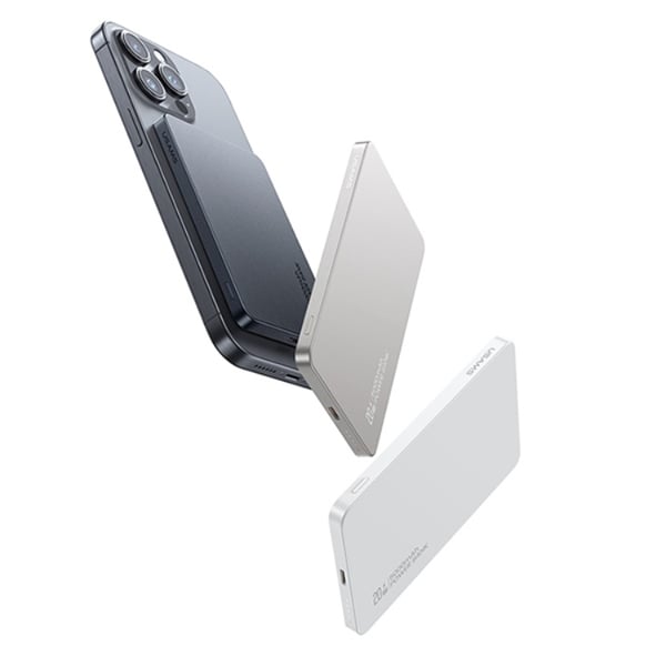 USAMS Trådløs Powerbank 5000mAh 20W CY Series - Tarnish