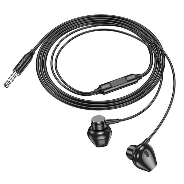 Hoco In-Ear langalliset kuulokkeet Jack 3.5 mm M125 - Musta