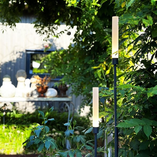 LightsOn Frost Ljuspelare 126 + 91 cm 2-pack Grå