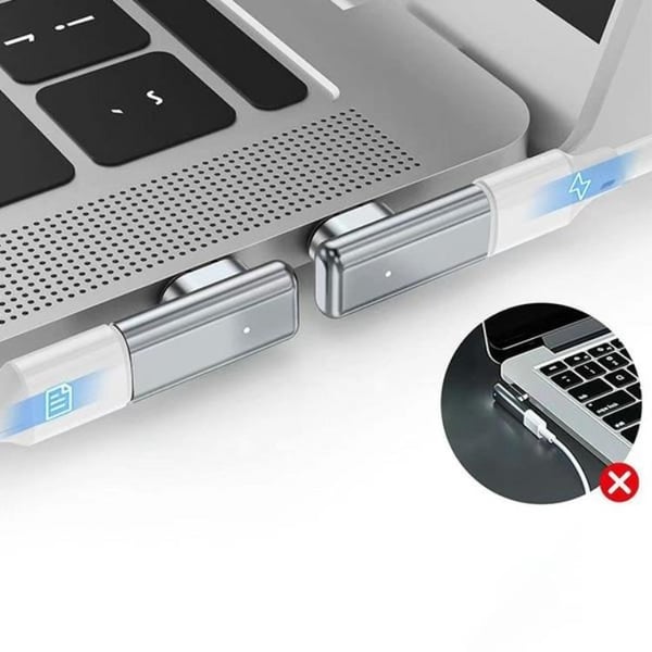 Beline Magnestisk Adapter USB-C - Silver