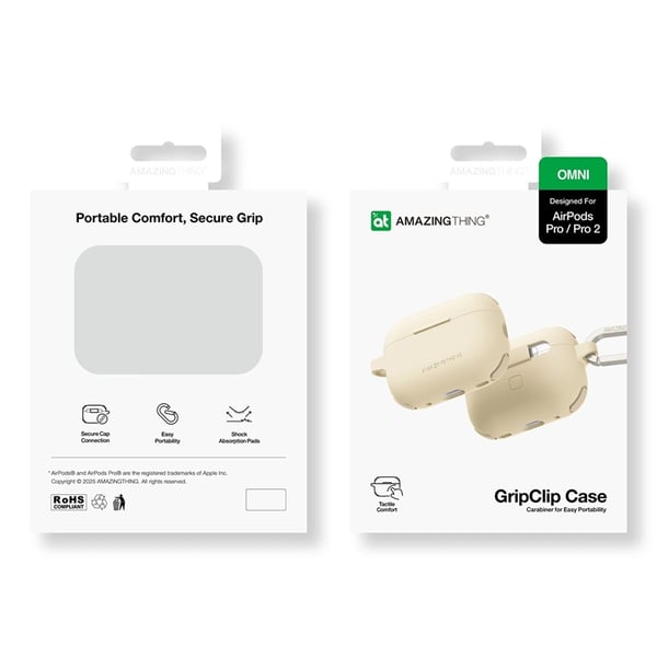 AmazingThing Airpods Pro 2 Skal Omni - Desert