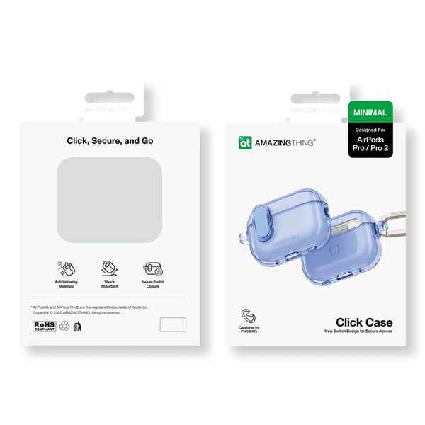AmazingThing Airpods Pro 2 Minimal - Sininen
