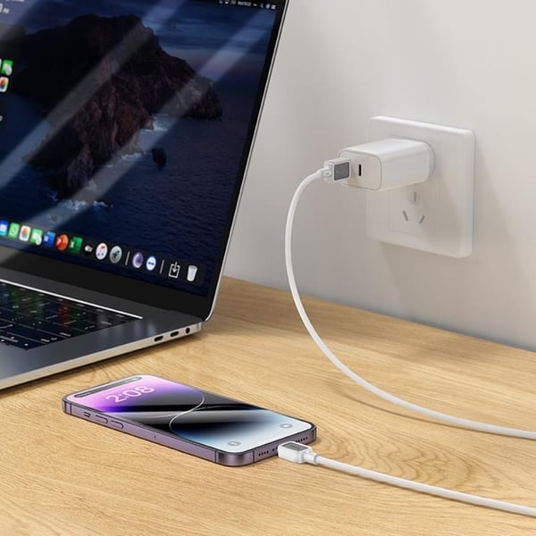 Hoco USB-A - Lightning 2.4A Kabel 1m X108 - Vit