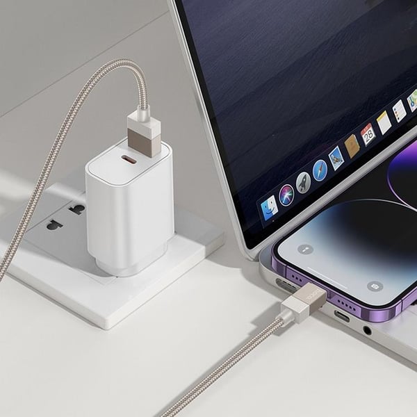 Hoco USB-A - Lightning  2.4A Kabel 1m X110 - Guld