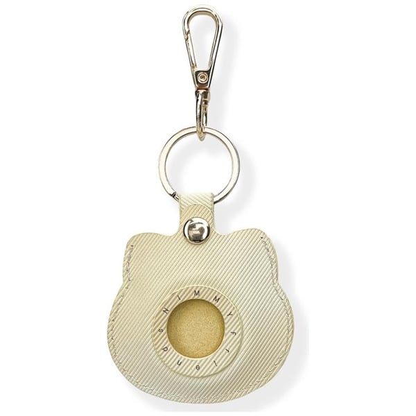 Nimmy AirTag Skal Big Eyed Pet 2.0 Cat - Khaki