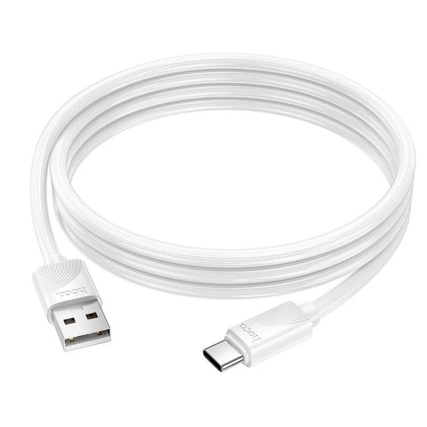 HOCO USB-A - USB-C 3A Kabel 1m X114 - Vit