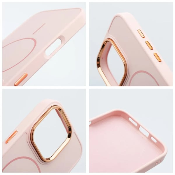 Mobilskal till iPhone 13 Pro Magsafe Frame - Puderrosa