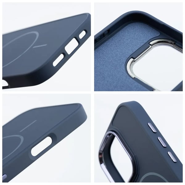 Mobilskal till iPhone 12 Mini Magsafe Frame - Marinblå