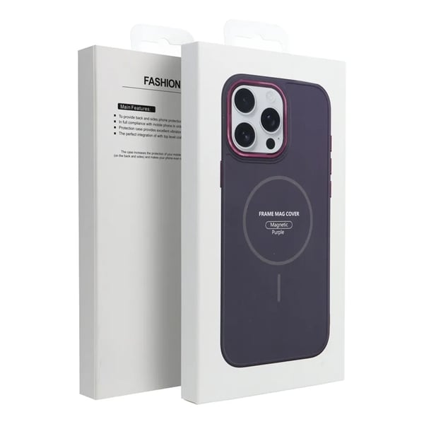 Mobiilikuori iPhone 11 Magsafe Frame - Violetti