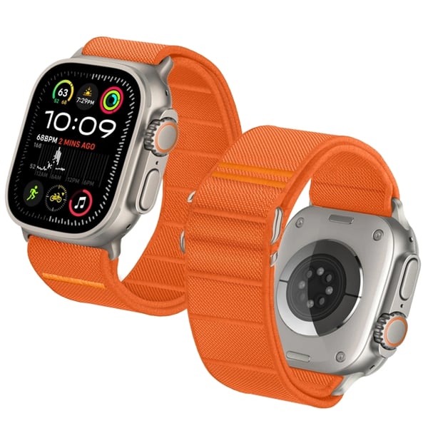Tech-Protect Apple Watch (44/45/46/49mm) Armband Nylon Slip - Orange