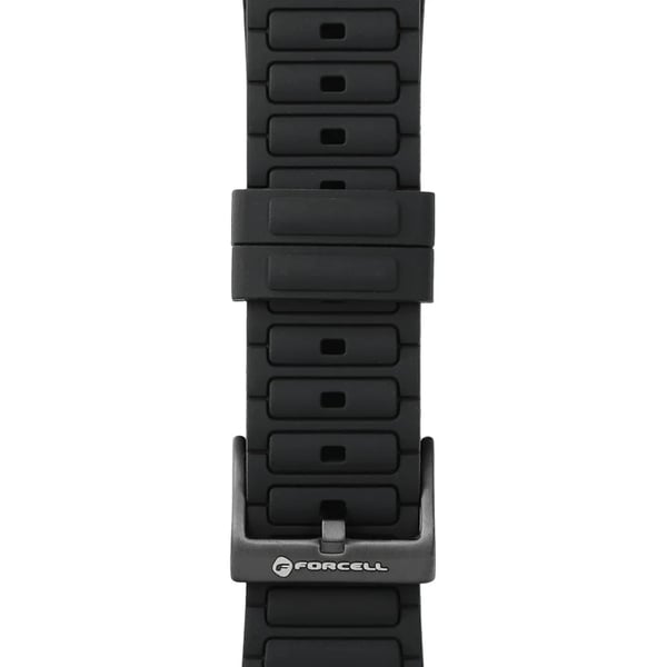 Forcell Apple Watch (42/44/45/49) Armband Silikon - Svart
