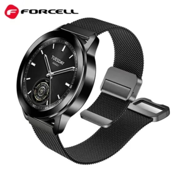 Forcell Galaxy Watch 20mm Armband Magnetic Steel FS11 - Svart