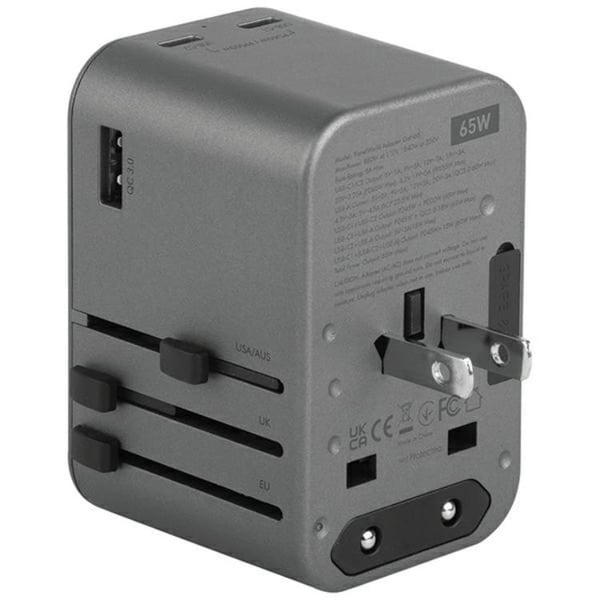 Energea Reseladdare 65W 2xUSB-C 1xUSB-A PD-PPS-QC 3.0