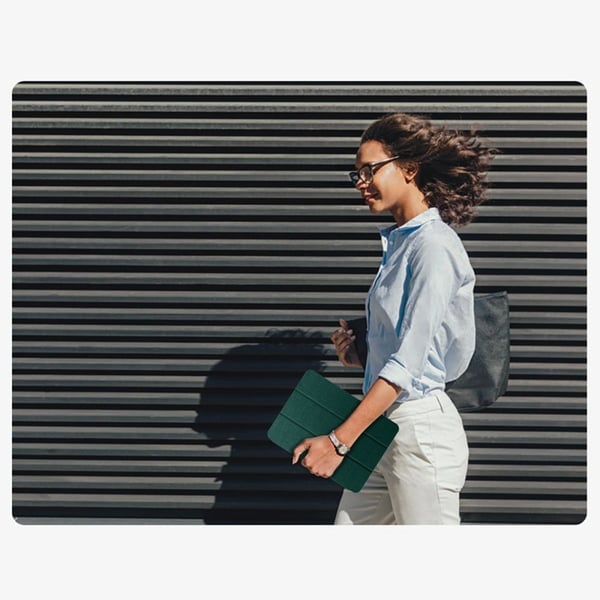 Tech-Protect iPad 10.9"/iPad 11" Fodral Canvas - Moss Grön