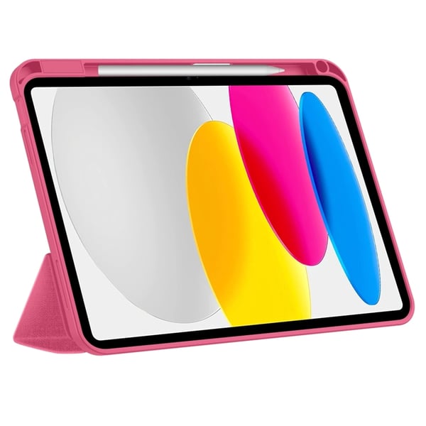 Tech-Protect iPad 10.9\"/iPad 11\" Kotelo Canvas - Magenta Bloom
