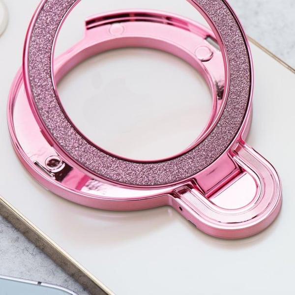 Mobilställ CIRCLE GLITTER Stick-on - Rosa