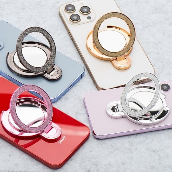 Mobilställ CIRCLE MIRROR Stick-on - Guld